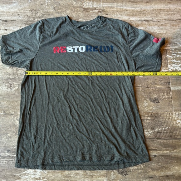 Men of Iron RESTORE(D) Gray Tshirt Men’s XL - Picture 4 of 7